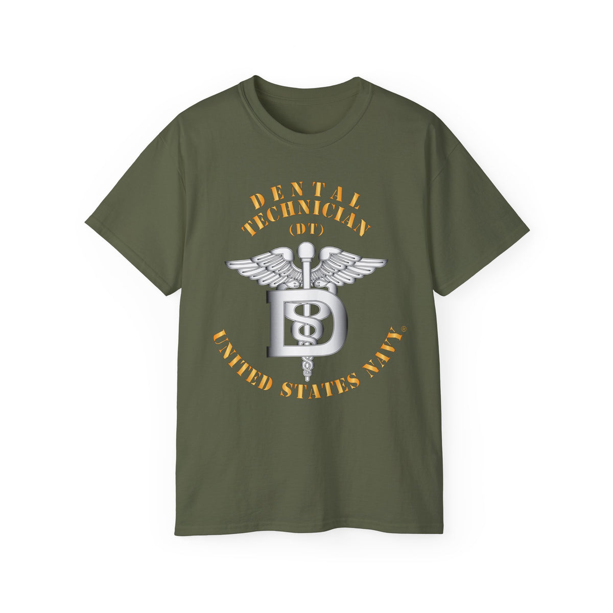 Unisex Ultra Cotton T-Shirt - Navy - Rate - Dental Technician (DT)