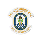 Die-Cut Magnet - Navy - LCS Squadron One (LCSRON 1)