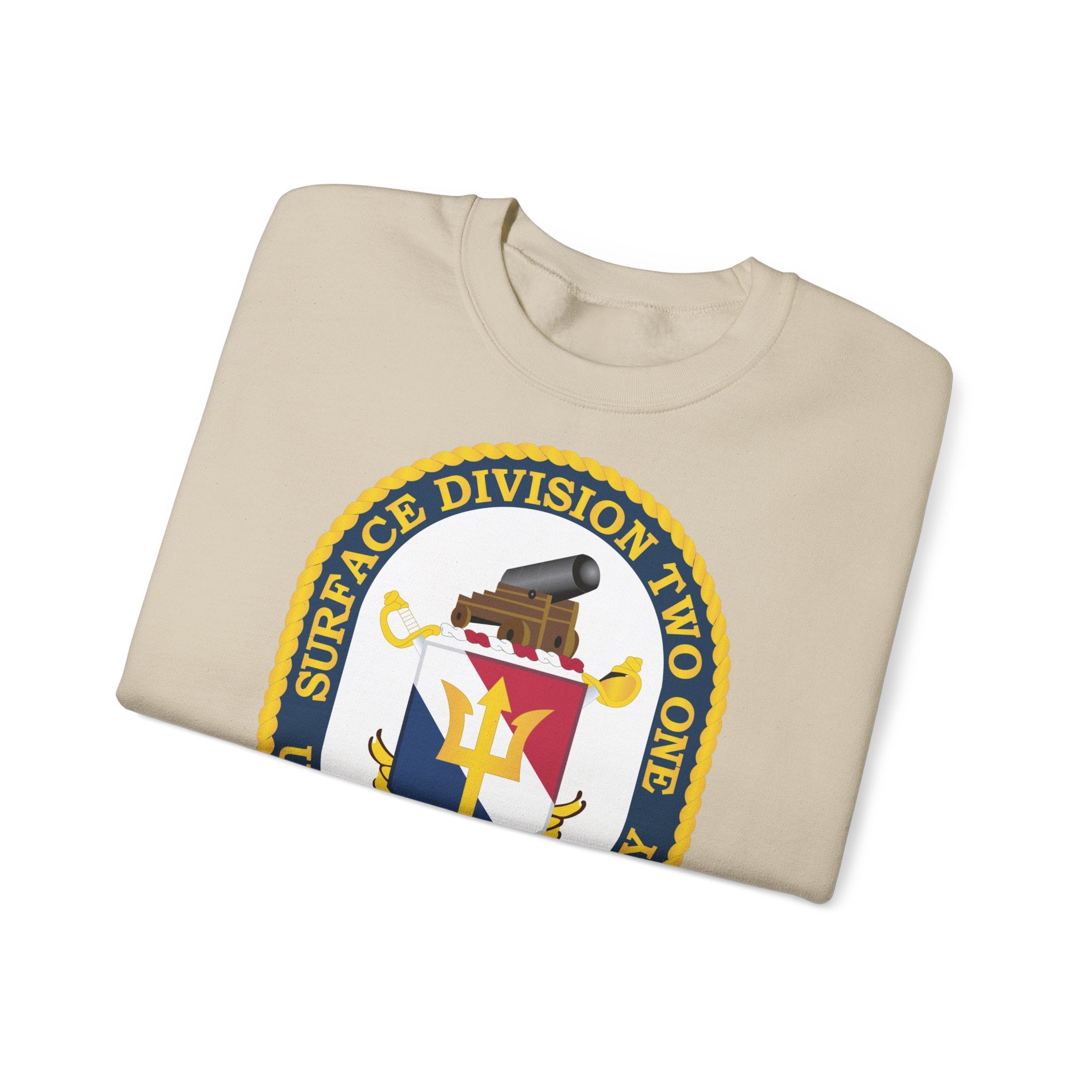 Unisex Heavy Blend™ Crewneck Sweatshirt - Navy - Surface Division 21 wo txt