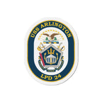 Die-Cut Magnet - Navy - USS Arlington (LPD-24) wo txt