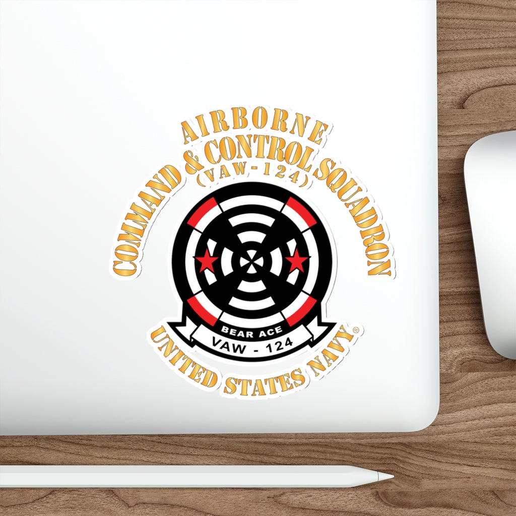 Die-Cut Vinyl Sticker - Navy - Airborne Command & Control Squadron 124 (VAW-124)