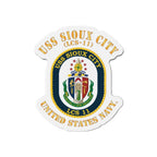 Die-Cut Magnet - Navy - USS Sioux City (LCS-11)