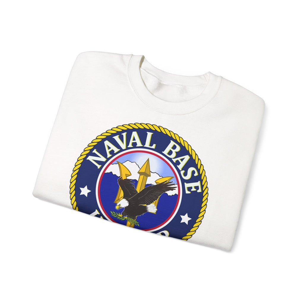 Unisex Heavy Blend™ Crewneck Sweatshirt - Navy - Naval Base Kitsap wo txt