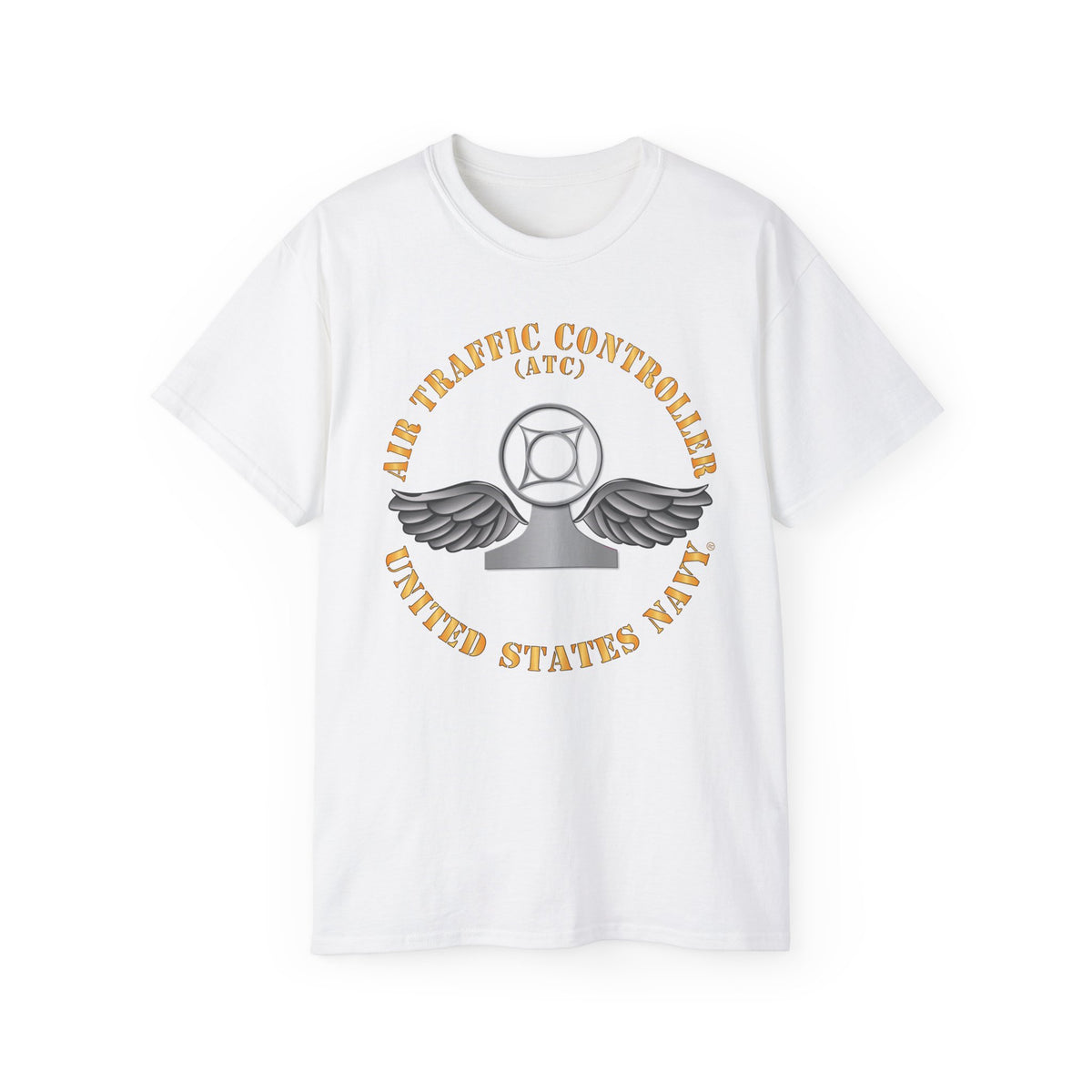 Unisex Ultra Cotton T-Shirt - Navy - Rate - Air Traffic Controller (ATC)