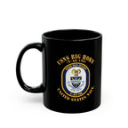 Black Mug (11oz, 15oz) - Navy - USNS Big Horn (T-AO 198)