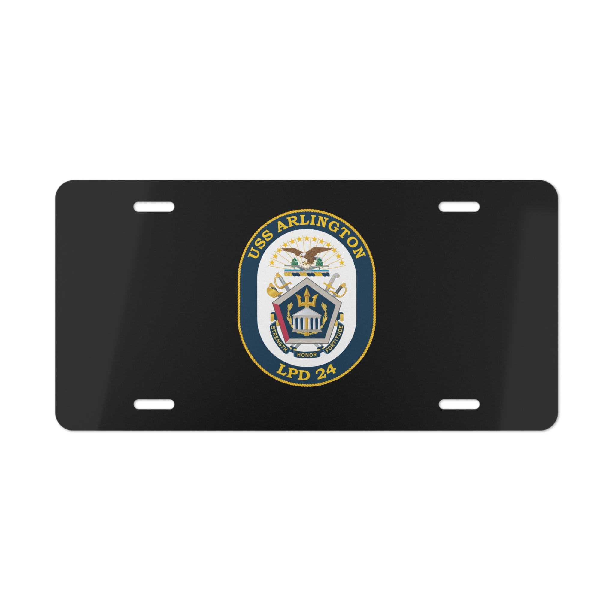 Vanity License Plate - Navy - USS Arlington (LPD-24) wo txt