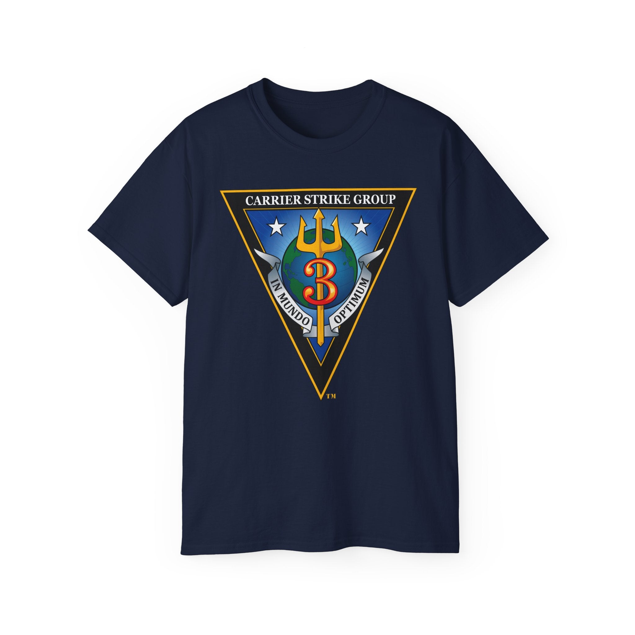 Unisex Ultra Cotton T-Shirt - Navy - Carrier Strike Group 3 (CSG-3) wo txt