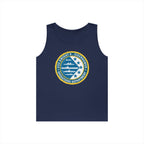Unisex Heavy Cotton Tank Top - Navy - USS Dwight D. Eisenhower (CVN-69) - Operations Department wo txt