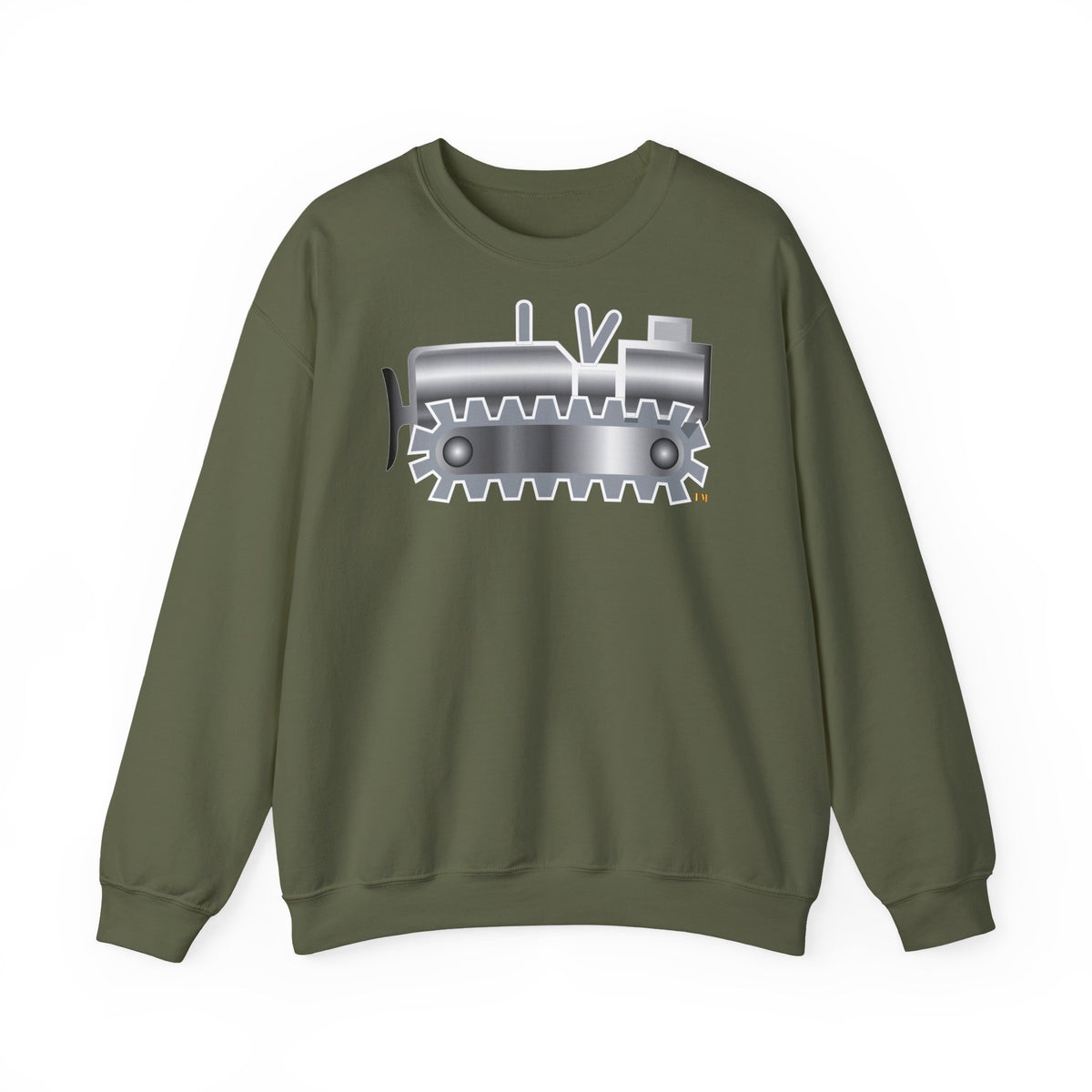 Unisex Heavy Blend™ Crewneck Sweatshirt - Navy - Rate - Equipment Operator (EO) wo txt