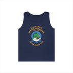 Unisex Heavy Cotton Tank Top - Navy - Electronic Attack Squadron 130 (VAQ-130)