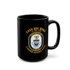 Black Mug (11oz, 15oz) - Navy - USNS Big Horn (T-AO 198)