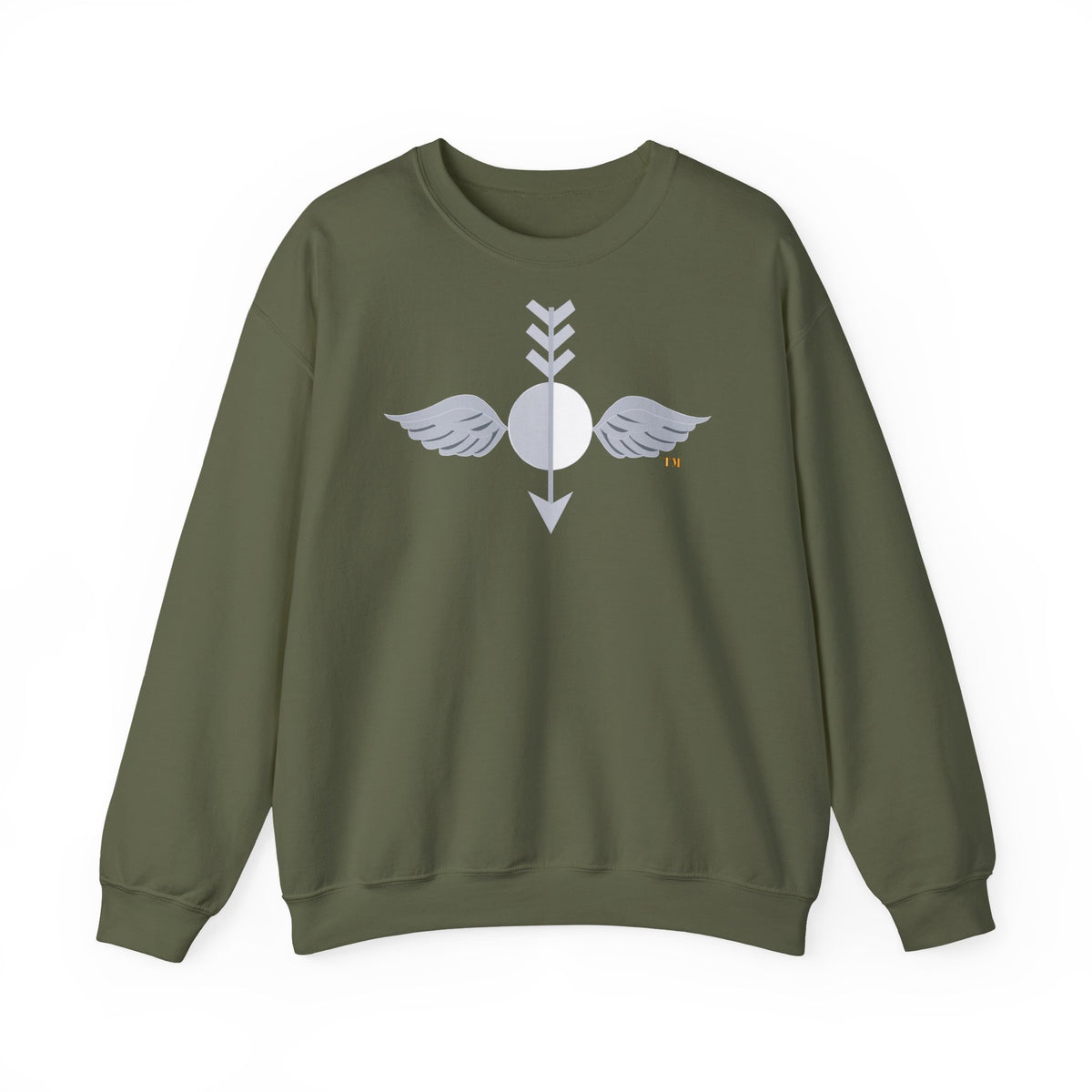 Unisex Heavy Blend™ Crewneck Sweatshirt - Navy - Aerographers Mate (AG) wo txt X 300