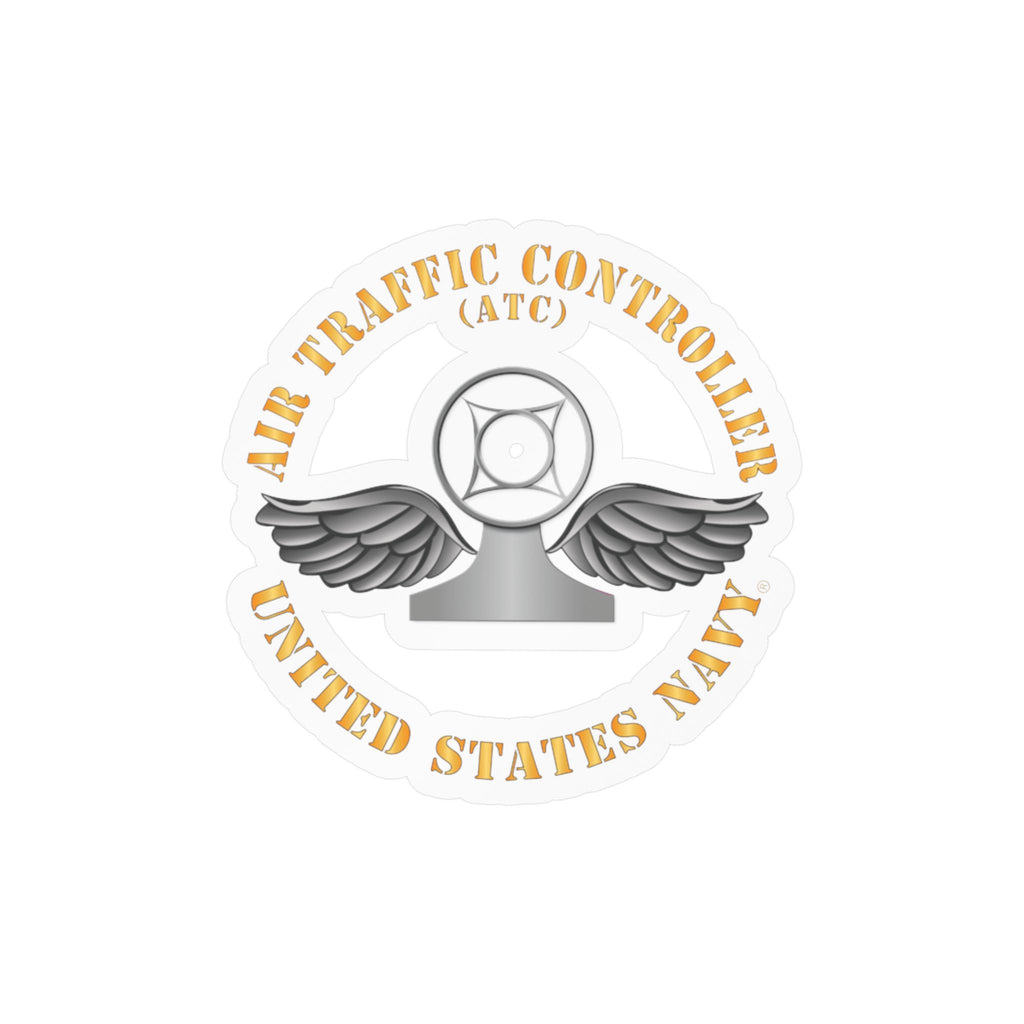 Kiss-Cut Vinyl Decal - Navy - Rate - Air Traffic Controller (ATC)