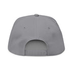 US Navy Embroidered Flat Bill Hat — Retro Varsity Military Style