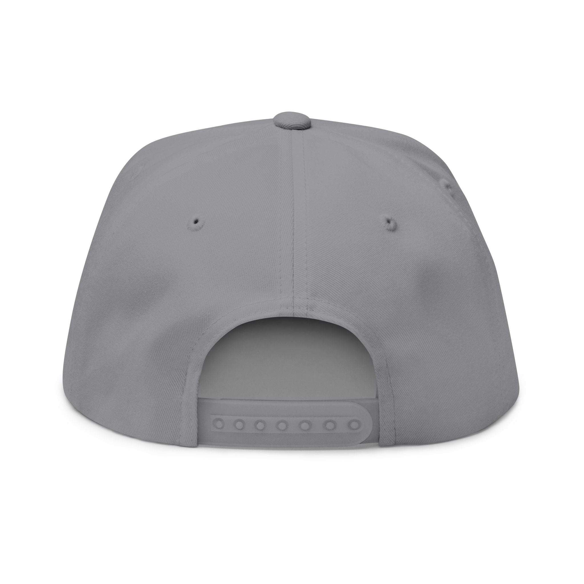 US Navy Embroidered Flat Bill Hat — Retro Varsity Military Style