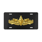 Vanity License Plate - Navy - Badge - Surface Warfare Officer (SWO) wo txt - 3D - Enhanced