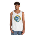 Unisex Heavy Cotton Tank Top - Navy - USS Dwight D. Eisenhower (CVN-69) - Operations Department wo txt