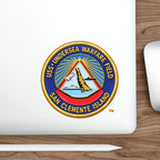 Die-Cut Vinyl Sticker - Navy - USS Undersea Warfare Field - San Clemente Island - Crest - 3D - Enhanced