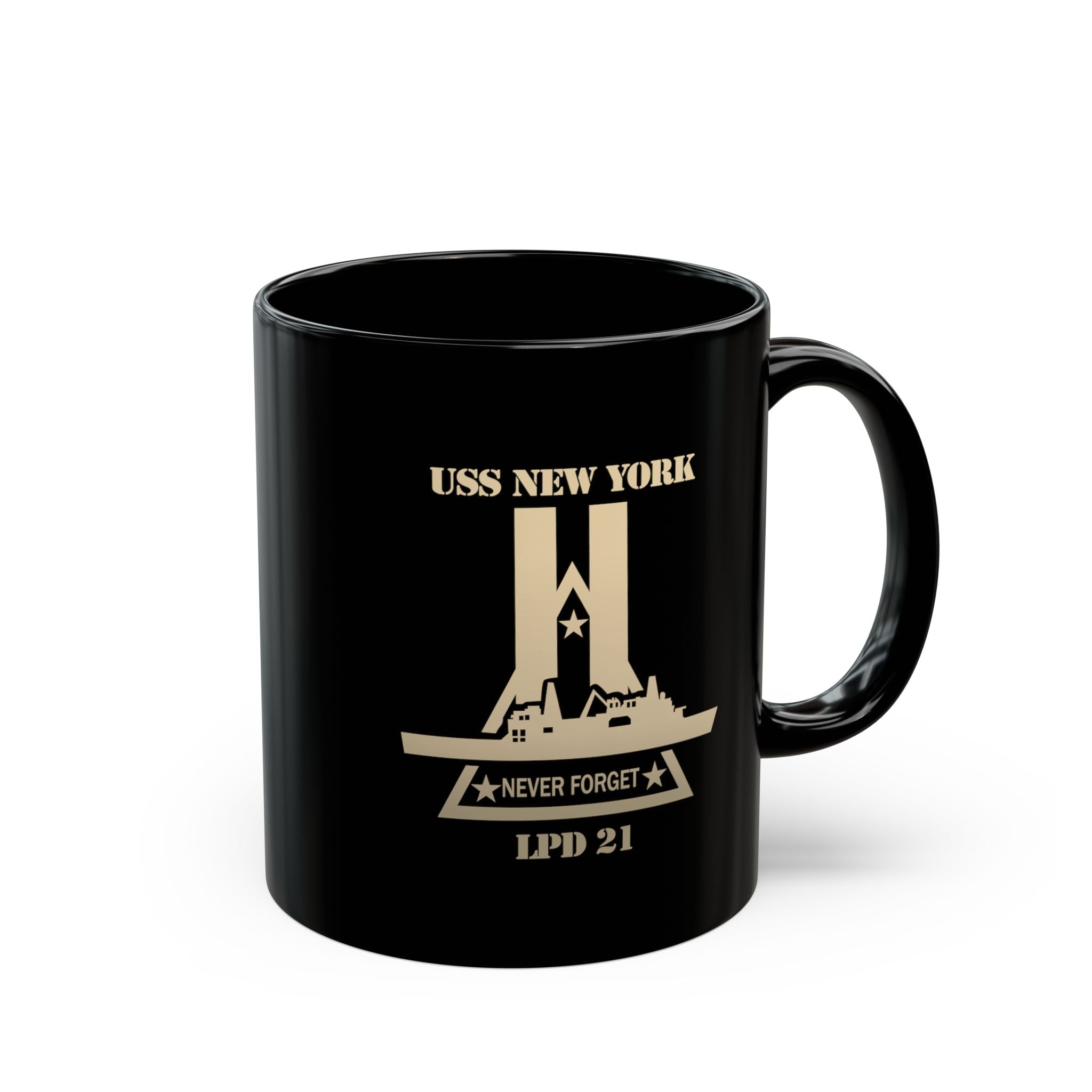 Black Mug (11oz, 15oz) - Navy - USS New York (LPD-21) wo Txt X 300