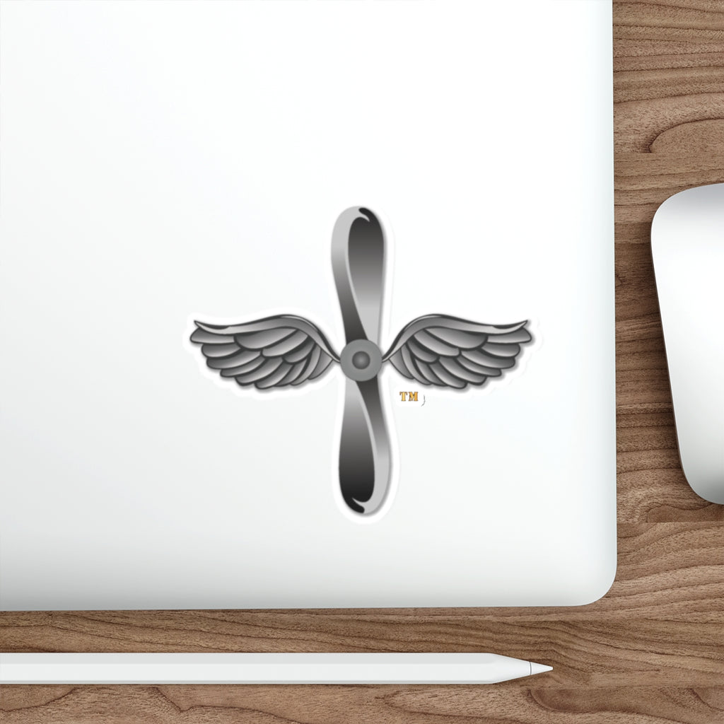 Die-Cut Vinyl Sticker - Navy - Rate - Aviation Machinist's Mate (AD) wo txt