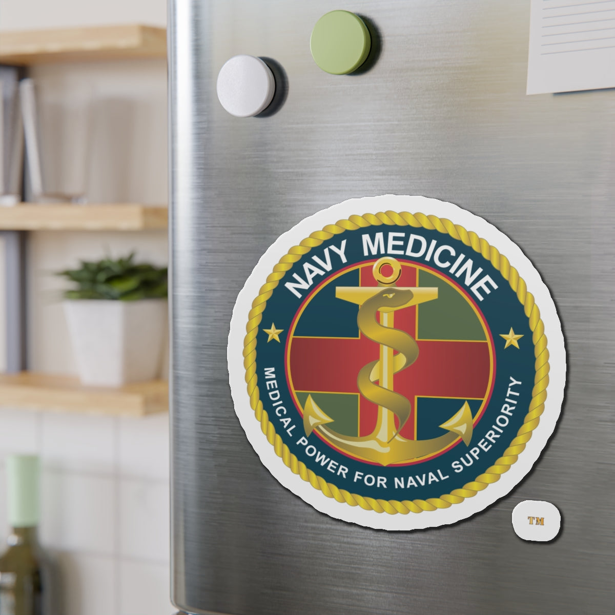 Die-Cut Magnet - Navy Medicine - Medical Power for Naval Superiority wo Txt X 300