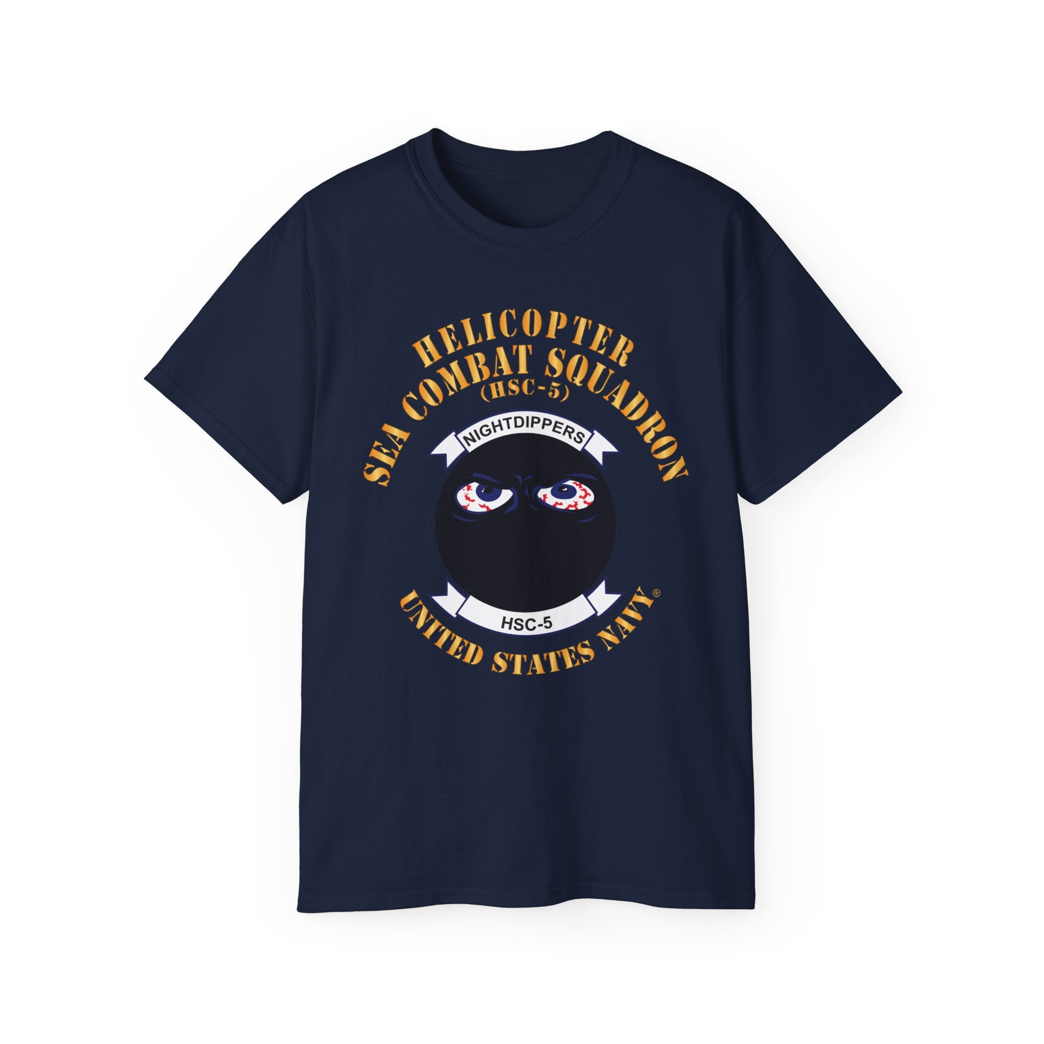 Unisex Ultra Cotton T-Shirt - Navy - Helicopter Sea Combat Squadron 5 (HSC-5)