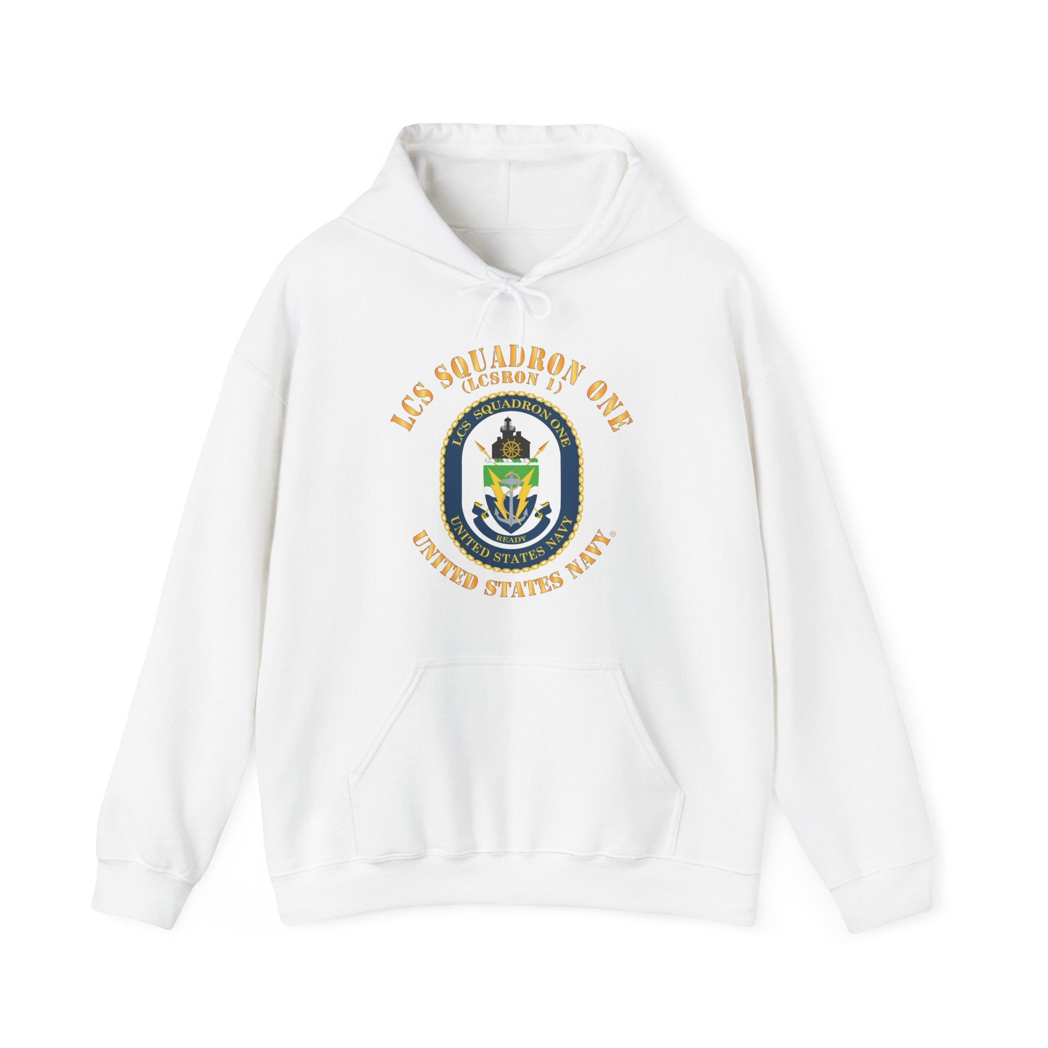 Unisex Heavy Blend™ Hoodies - Navy - LCS Squadron One (LCSRON 1)