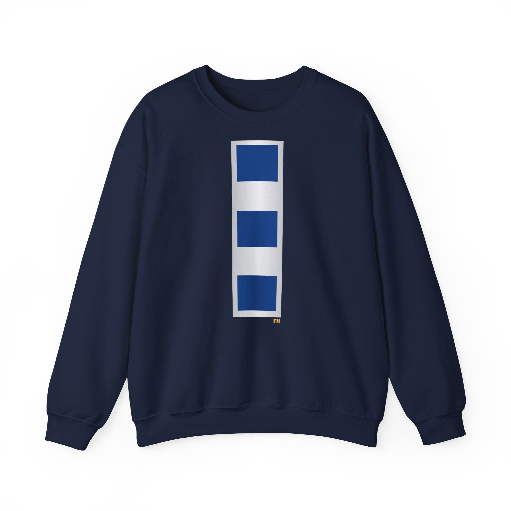 Unisex Heavy Blend™ Crewneck Sweatshirt - Navy - Chief Warrant Officer 4 - CW04 wo txt