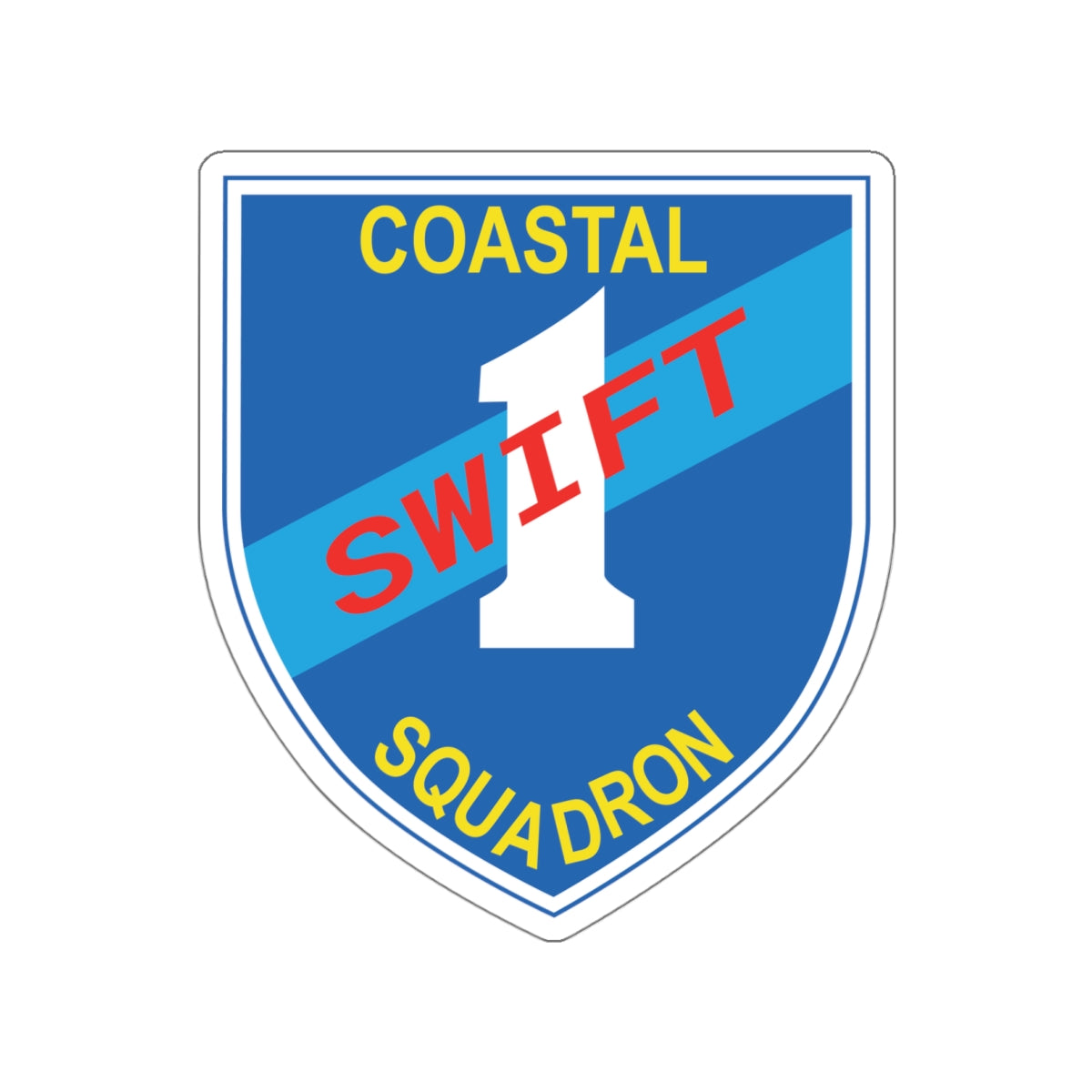 Die-Cut Vinyl Sticker - Coastal Squadron One (Blue) - SSI wo Txt X 300