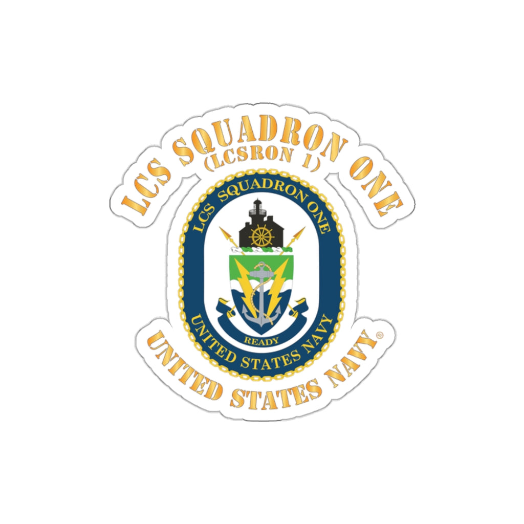 Die-Cut Vinyl Sticker - Navy - LCS Squadron One (LCSRON 1)