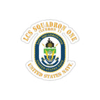 Die-Cut Vinyl Sticker - Navy - LCS Squadron One (LCSRON 1)