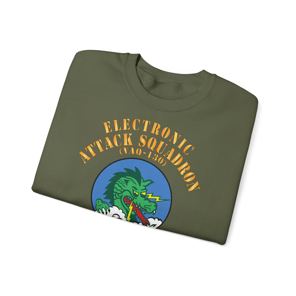 Unisex Heavy Blend™ Crewneck Sweatshirt - Navy - Electronic Attack Squadron 130 (VAQ-130)