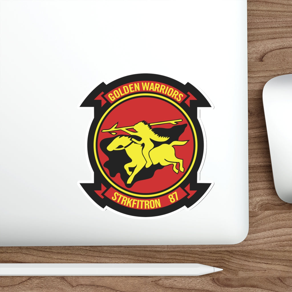 Die-Cut Vinyl Sticker - Navy - Strike Fighter Squadron 87 (VFA-87) wo txt