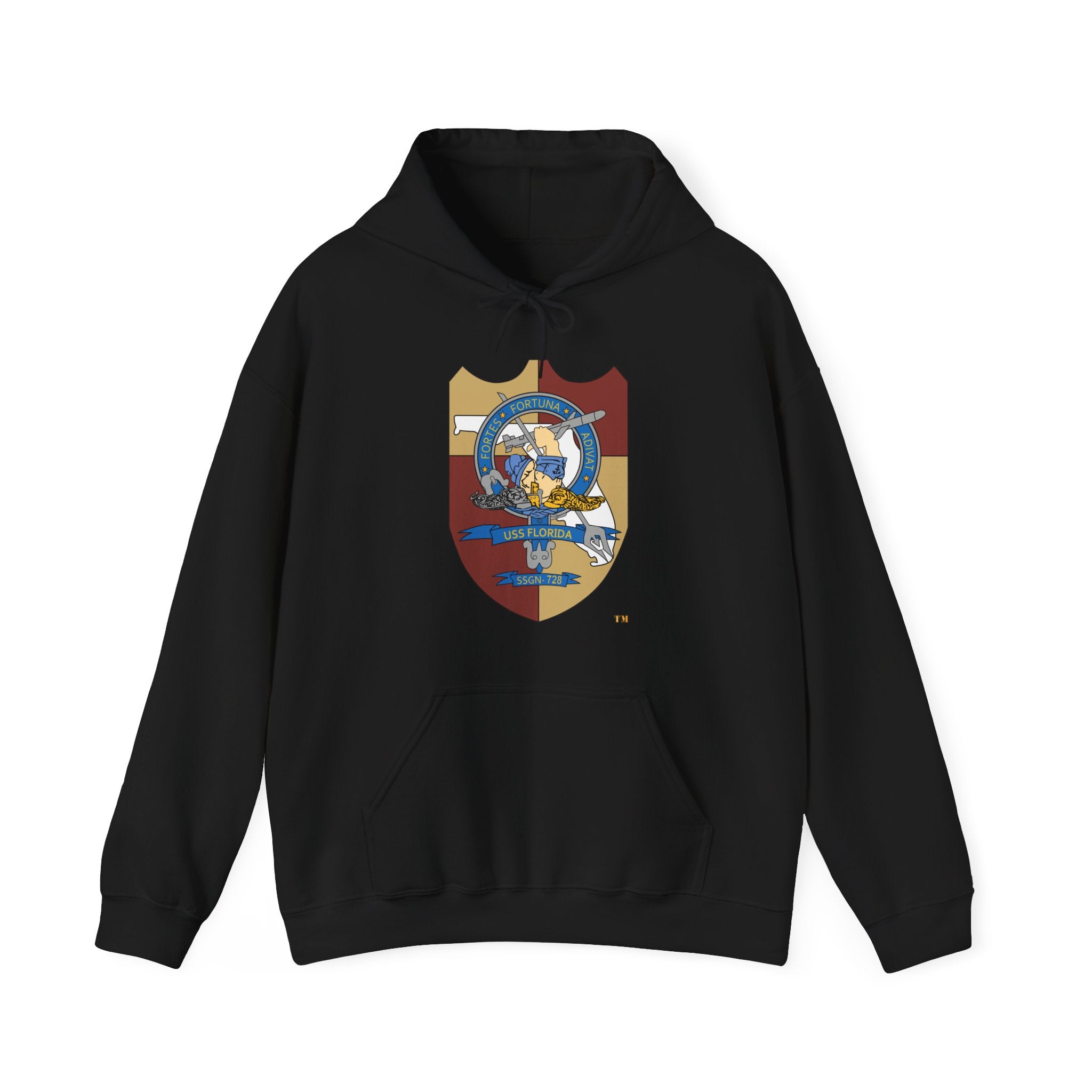 Unisex Heavy Blend™ Hoodies - Navy - USS Florida (SSGN-728) wo txt