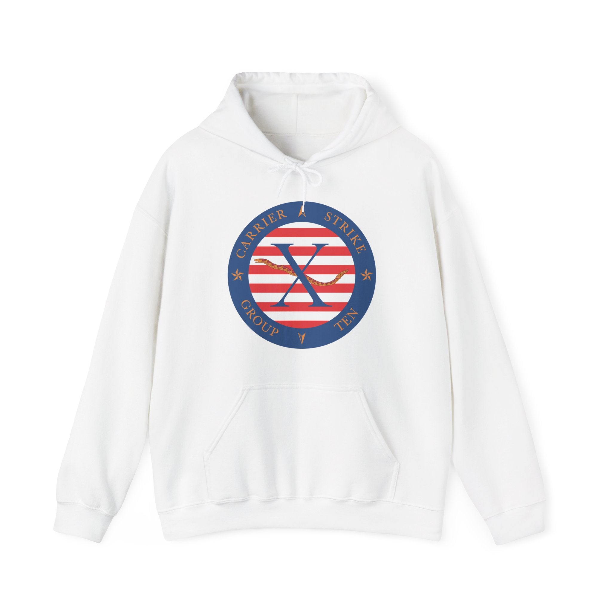 Unisex Heavy Blend™ Hoodies - Navy - Carrier Strike Group 10 (CSG-10) wo Txt