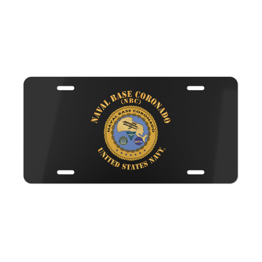 Vanity License Plate - Navy - Naval Base Coronado(NBC)