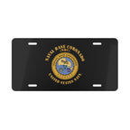 Vanity License Plate - Navy - Naval Base Coronado(NBC)