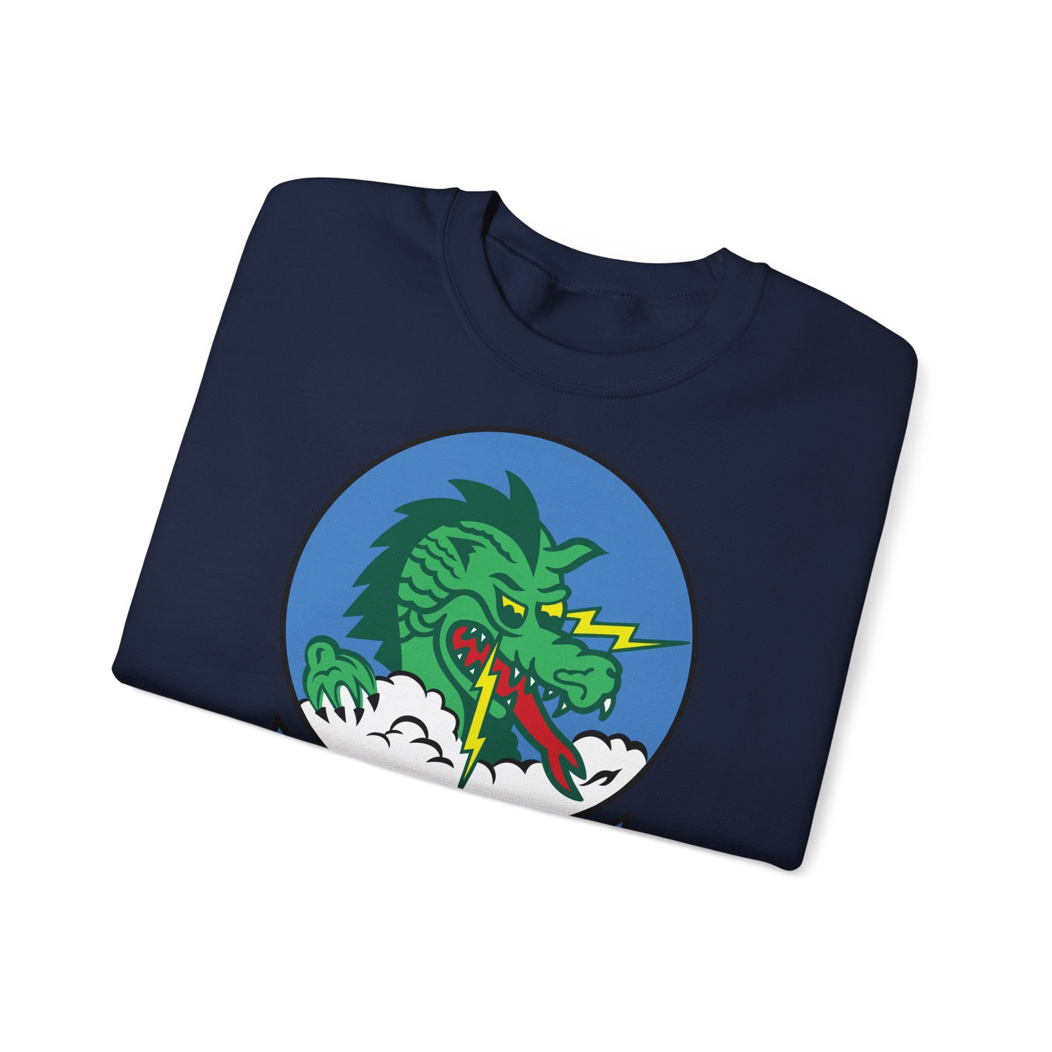 Unisex Heavy Blend™ Crewneck Sweatshirt - Navy - Electronic Attack Squadron 130 (VAQ-130) wo txt