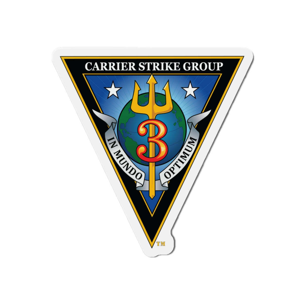Die-Cut Magnet - Navy - Carrier Strike Group 3 (CSG-3) wo txt