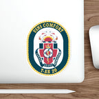 Die-Cut Vinyl Sticker - Navy - USNS Comfort (T-AH 20) wo txt