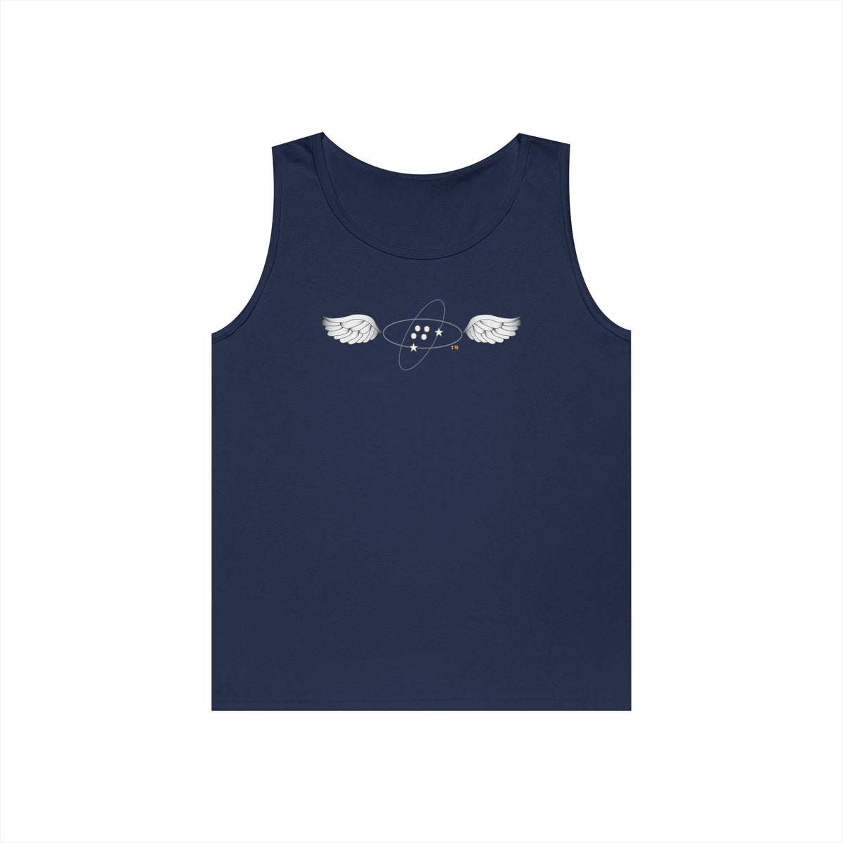 Unisex Heavy Cotton Tank Top - Navy - Rate - Aviation Electrical Technician (AST) wo txt