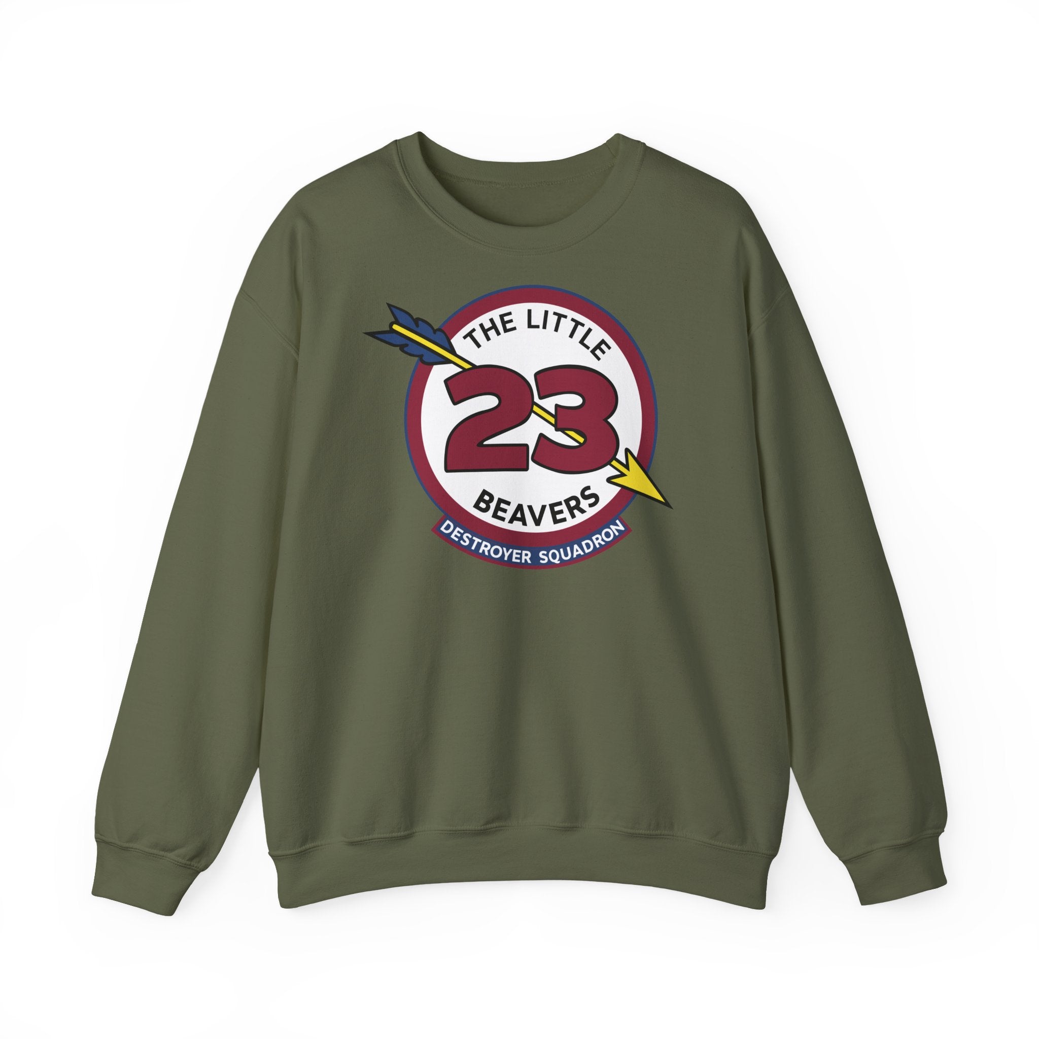 Unisex Heavy Blend™ Crewneck Sweatshirt - Navy - Destroyer Squadron 23 (DESRON-23) wo Txt