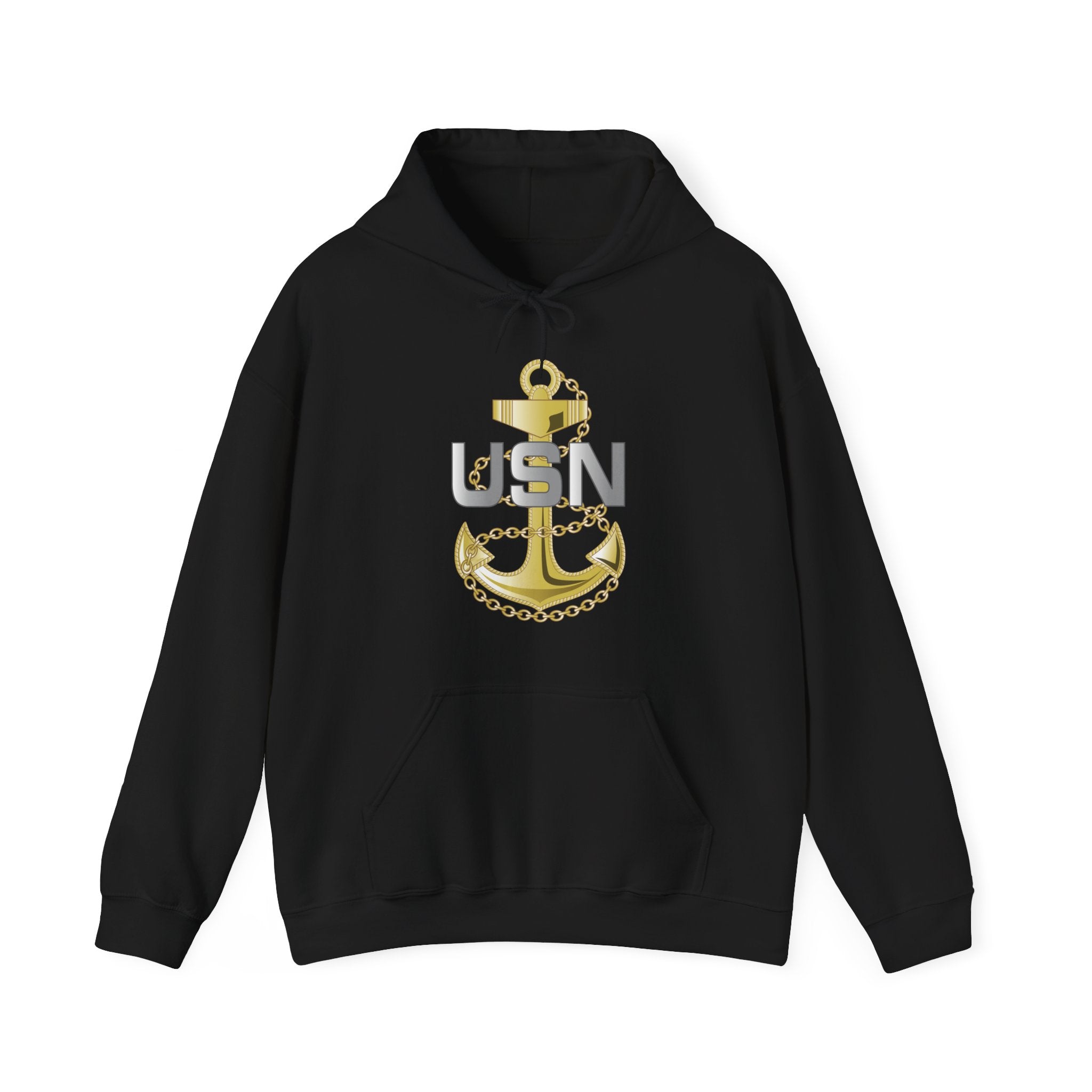Unisex Heavy Blend™ Hoodies - Navy - Fouled Anchor wo txt