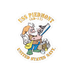 Kiss-Cut Vinyl Decal - Navy - USS Piedmont (AD-17)