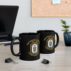 Black Mug (11oz, 15oz) - Navy - USS Wayne E. Meyer (DDG-108) X 300