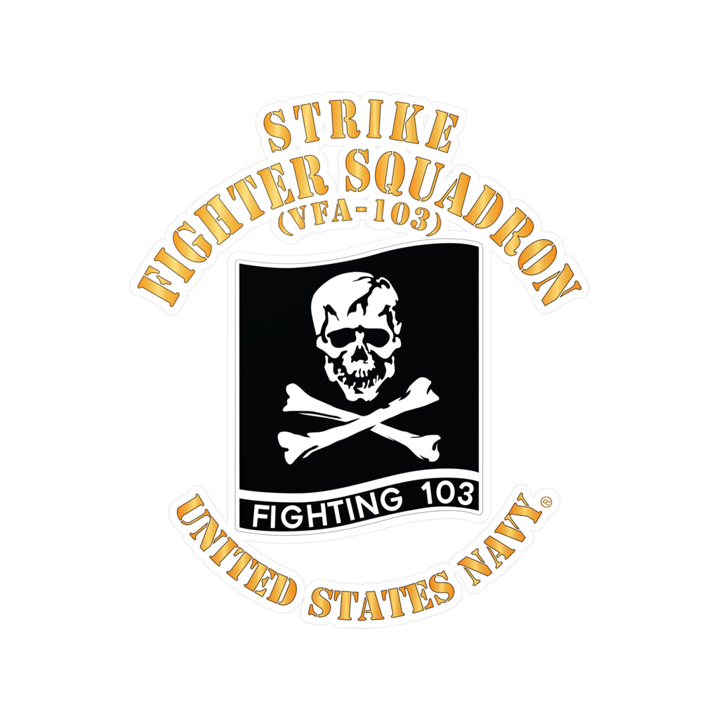 Kiss-Cut Vinyl Decal - Navy - Strike Fighter Squadron 103 (VFA-103)