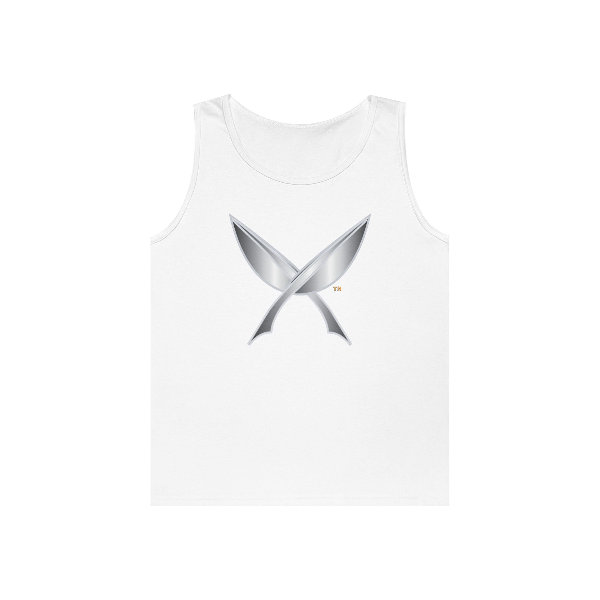 Unisex Heavy Cotton Tank Top - Navy - Rate - Yeoman (YN) wo txt