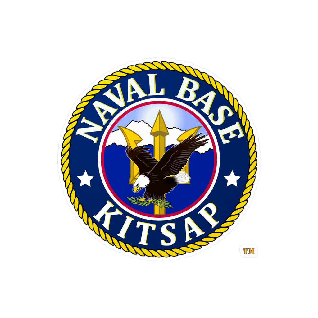 Kiss-Cut Vinyl Decal - Navy - Naval Base Kitsap wo txt