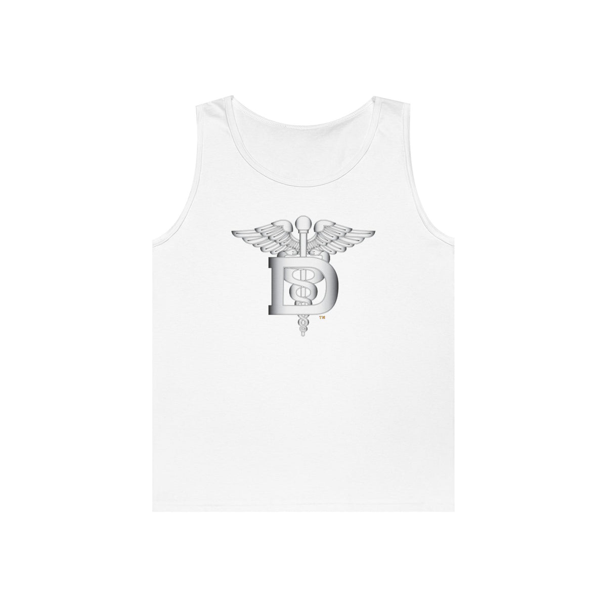 Unisex Heavy Cotton Tank Top - Navy - Rate - Dental Technician (DT) wo txt