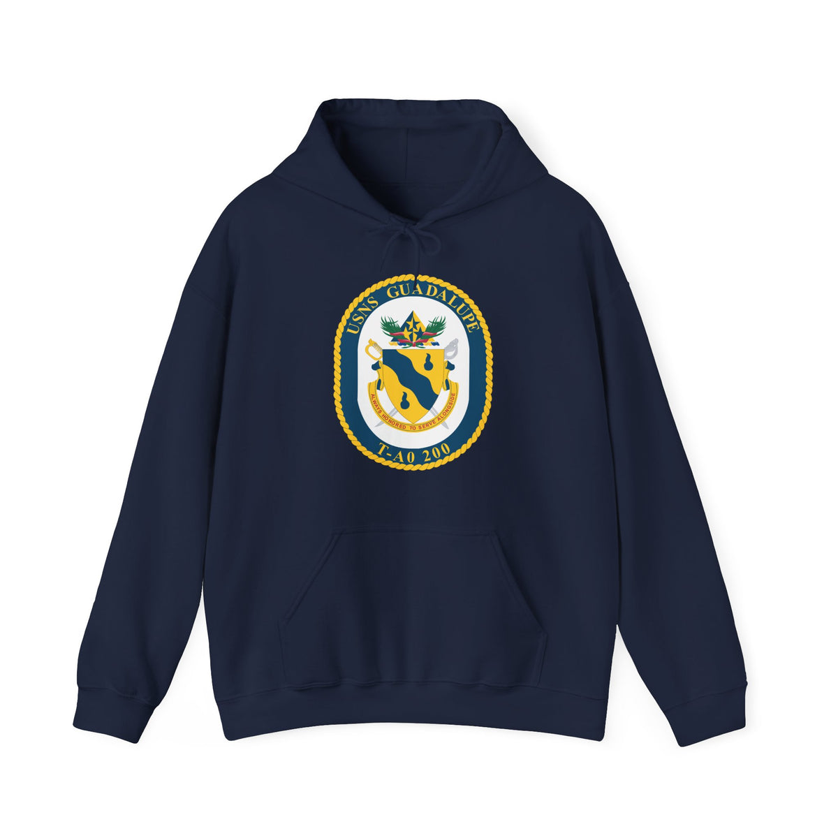 Unisex Heavy Blend™ Hoodies - Navy - USNS Guadalupe (T-AO 200) wo txt X 300